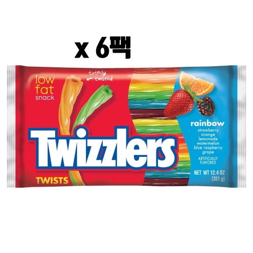 Ʈ���� TWIZZLERS Licorice Candy 351g 6��