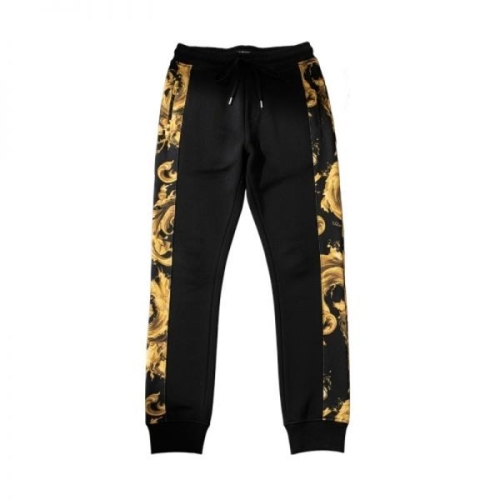 베르사체 프린티드 코튼 저지 스팬츠 80GAA3C0 FS196 U22 스 팬츠_이미지