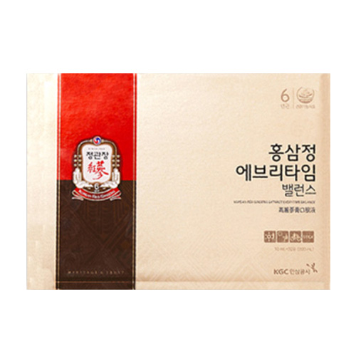 한국인삼공사 정관장 홍삼정 에브리타임 밸런스 10ml 20포 (1개)