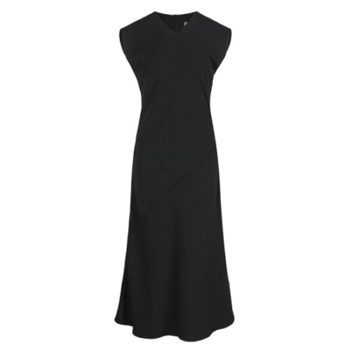 V-neck Black Dress MSPS5OP02