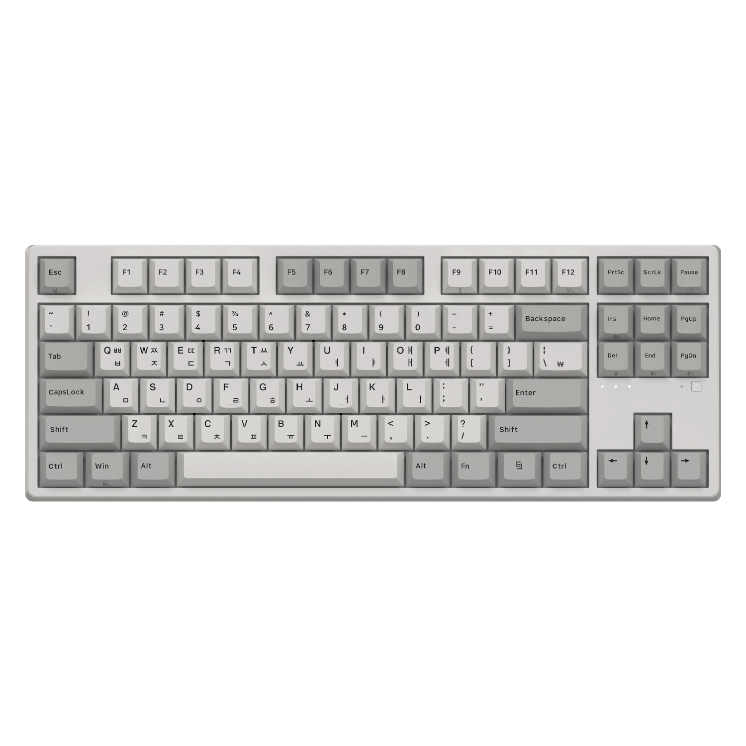 <b>앱코</b> KN03BT TKL 유무선 블루투스 <b>무접점</b> 타이핑고래