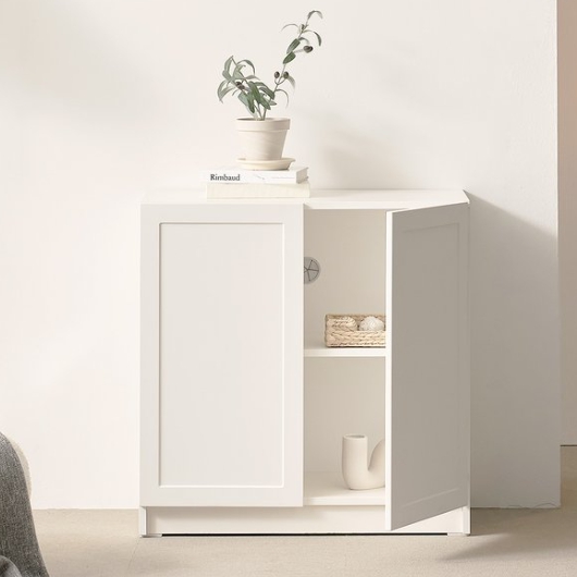 나무뜰 이안 E0자재 선반 수납장 800_이미지