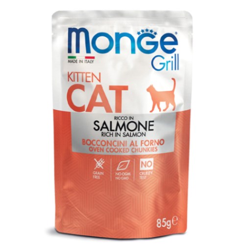 몬지 캣 오븐베이크 그릴 청키 키튼 연어 85g (70개)