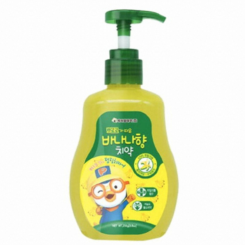 케이엠제약 뽀로로가 따온 바나나향 펌핑치약 250g (1개)_이미지