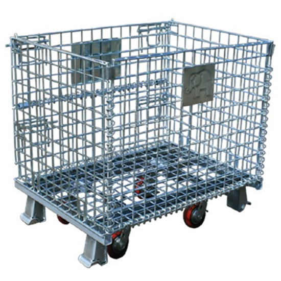 중원산업 메쉬파레트 특대 JW MP-4 (바퀴 장착)_이미지