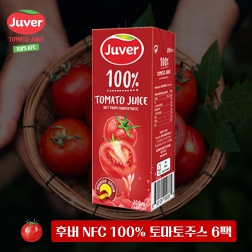 후버 NFC 100% 토마토주스 200ml (6개)