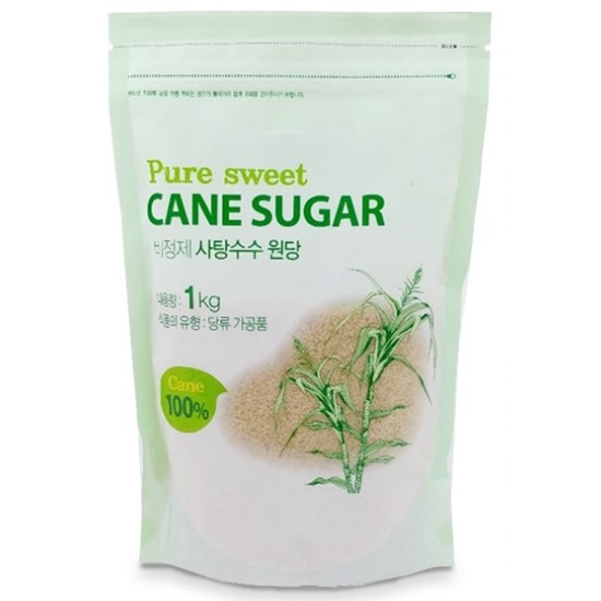 퓨어스윗 비정제 사탕수수원당 1kg (1개)