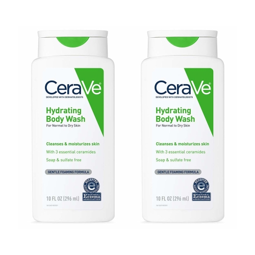 CeraVe 세라비 하이드레이팅 바디워시 건성용 296ml 2팩_이미지