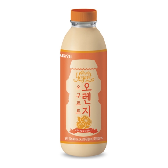 서울우유 오렌지 요구르트 750ml