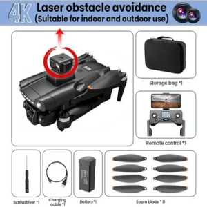샤오미 미지아 V198GPS 드론 8K HD 카메라 브러시리스 장애물 회피 공중 광학 접이식 쿼드콥터 미니 laser-Avoida.._이미지