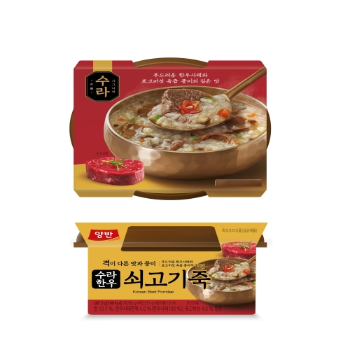 동원F&B 양반 수라 한우 쇠고기죽 287.5g (1개)_이미지