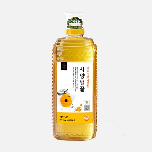 허니비푸드 꿀뚝뚝 사양벌꿀 2kg (1개)_이미지