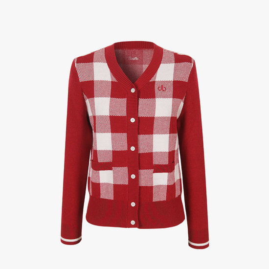 드루 자카드 가디건 DF47KC02_이미지