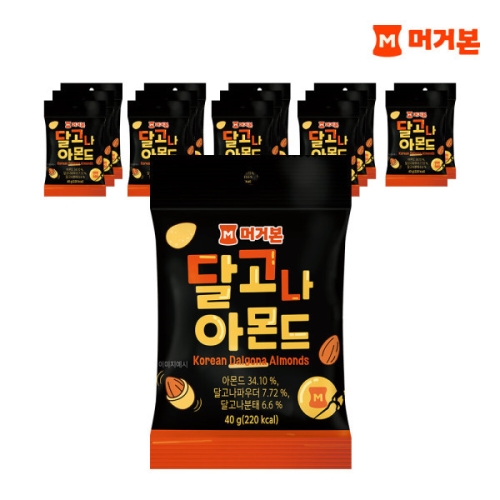 머거본 달고나 아몬드 40g (15개)
