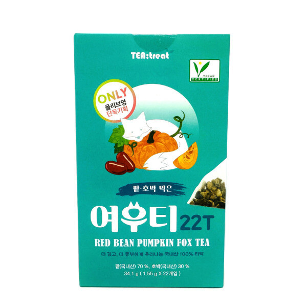 티트리트 여우티 호박팥차 22개입