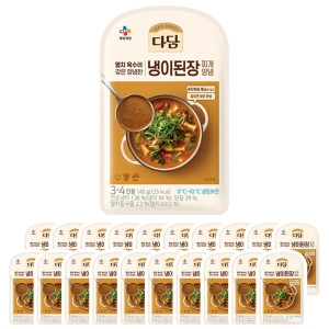 CJ 다담 냉이된장찌개 양념 140g x 20개_이미지