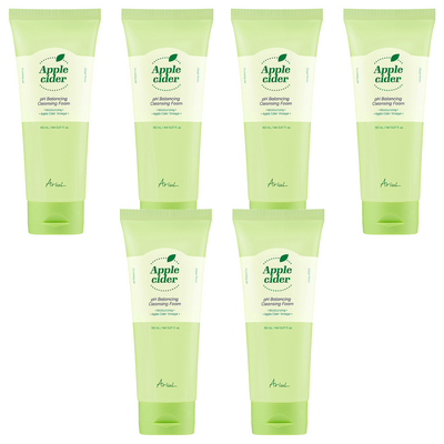 아리얼 애플사이다 pH 약산성 밸런싱 클렌징 폼 150ml (6개)_이미지