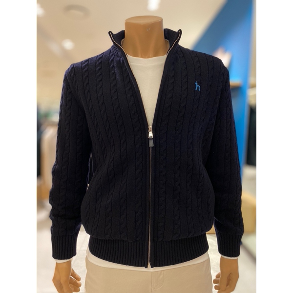 헤지스 짜임 울 집업가디건 HZSW3D327N2