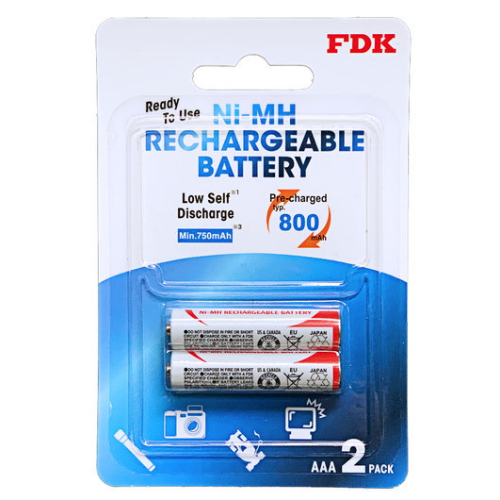FDK 니켈수소 충전지 AAA 800mAh