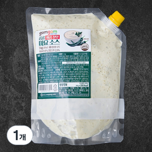 곰곰 매콤 청양 마요 소스 1kg 1개