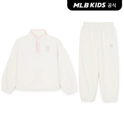 아웃도어 걸즈 폴라폴리스 맨투맨세트 NY Cream 7FS2B2656-50CRS