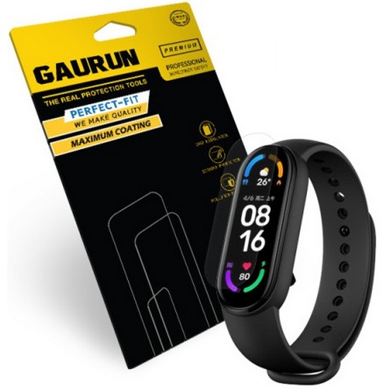 제이티앤디 가우런 샤오미 미밴드6 리얼커브드 핏 액정보호필름 2매