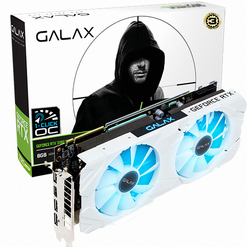 갤럭시 GALAX 지포스 RTX 2080 SUPER EX WHITE OC D6 8GB_이미지