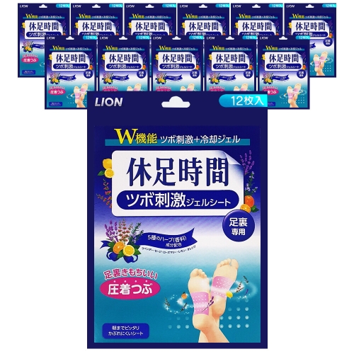 CJ라이온 휴족시간 지압자극 12매 (12개)