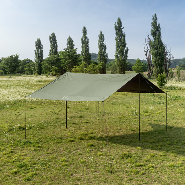 카즈미 비바 렉타 타프 올리브 카키 L (550x440cm)