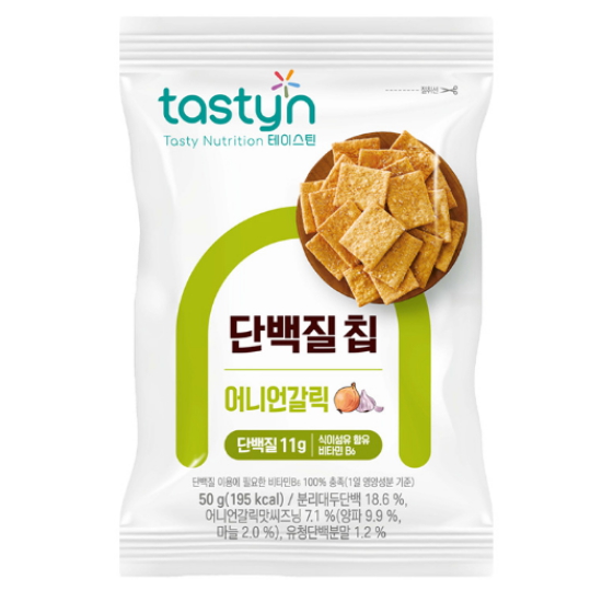 종근당건강 테이스틴 단백질칩 어니언갈릭 50g (1개)_이미지