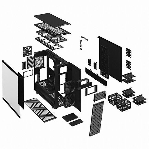 Fractal Design Define 7 XL Light 강화유리_이미지