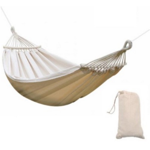 낭만캠핑 우드바 캔버스 해먹