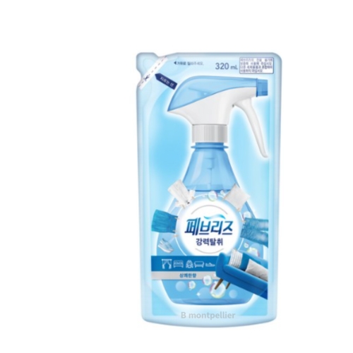 한국피앤지 페브리즈 강력탈취 상쾌한 향 리필 320ml (15개)