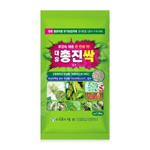 대유 총진싹 입제 1.5kg 토양<b>살충제</b> 백강균 총채벌레 뿌리파리 유기농 <b>살충제</b>