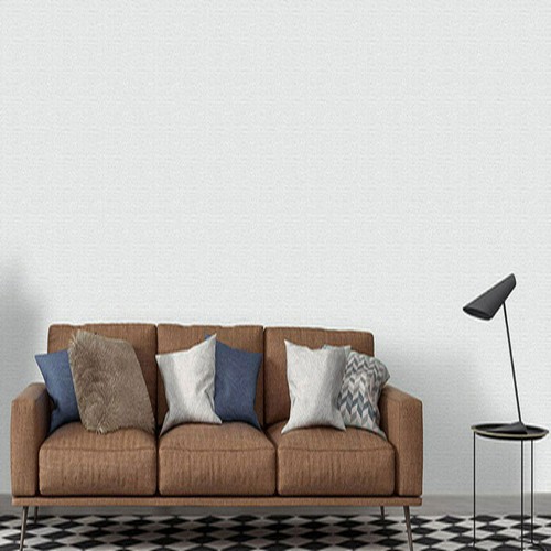 KGS금강 크레파펠 접착식 실크벽지 타탄 펄크림화이트 (1장, 50cm x 10m)