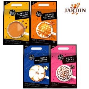 까페모카 + 카라멜 마끼아또 + 프렌치 바닐라라떼 + 헤이즐넛향