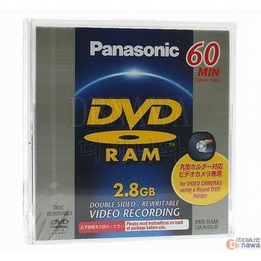 파나소닉 DVD-RAM 2.8GB 3x 쥬얼 1장 미니_이미지