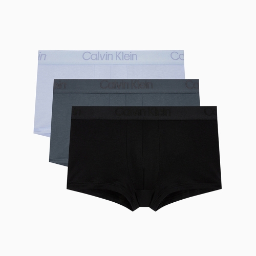 캘빈클라인언더웨어 CK 블랙 3PK 로우 라이즈 트렁크_NB365133V (3매)