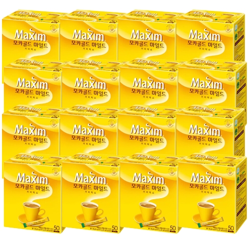 동서식품 맥심 모카골드 마일드 커피믹스 스틱 50개입 (16개)_이미지