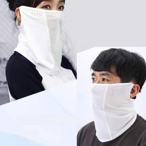 국산 얼굴 햇빛가리개 남성 여성 골프마스크 자외선차단 쿨링 안면 냉감 여름 마스크_이미지