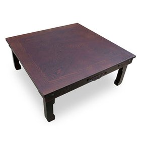 박씨상방 2.7 엔틱 조각 정교자 80형 강철장식 4-6인용 (80x80cm)