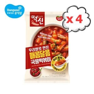 동원 떡볶이의신 매콤달콤 국물떡볶이 395g x4개
