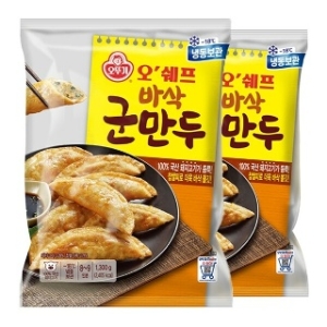 오뚜기 G 오쉐프 바삭 군만두 1.3kg 2봉