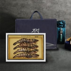 자연맛남 킹타이거새우 선물세트 특대 4미 1kg_이미지