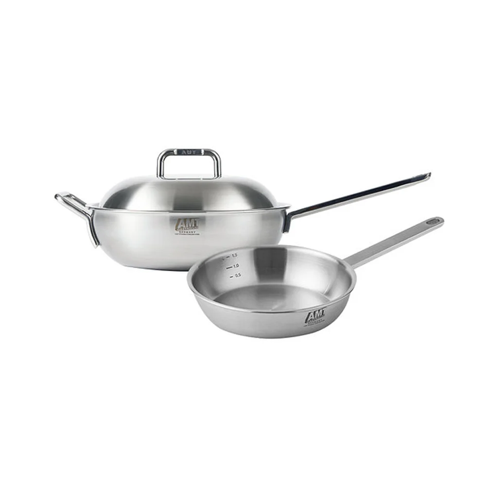 AMT 316Ti 스텐 통5중 2종 (소테팬22+편수웍28)