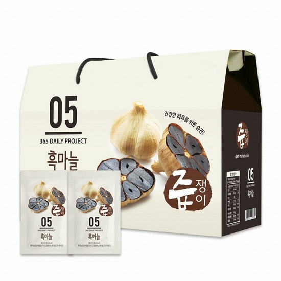 굿모닝비엔에프 즙쟁이 흑마늘 80ml 30포 (1개)_이미지