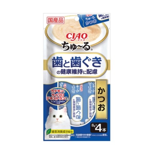 캣 챠오츄르 구강건강케어 가다랑어 SC-522 32g (8g x 4p)