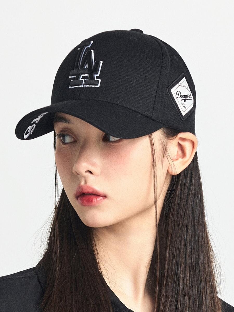 MLB 다이아몬드 스트럭쳐 볼캡 LA 다저스 3ACP8501N-07BKS_이미지