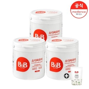 B&B 소다파우더 표백제 500g 3입 + 비건 세제 800ml 1입