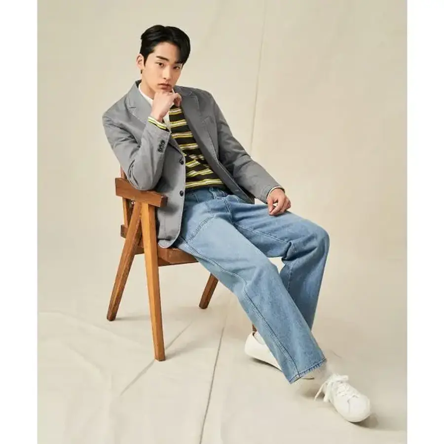 빈폴 MEN 코튼 스트레치 가먼트워싱 자켓 재킷 그레이 BC5111C113 BC5111C113 266831_이미지